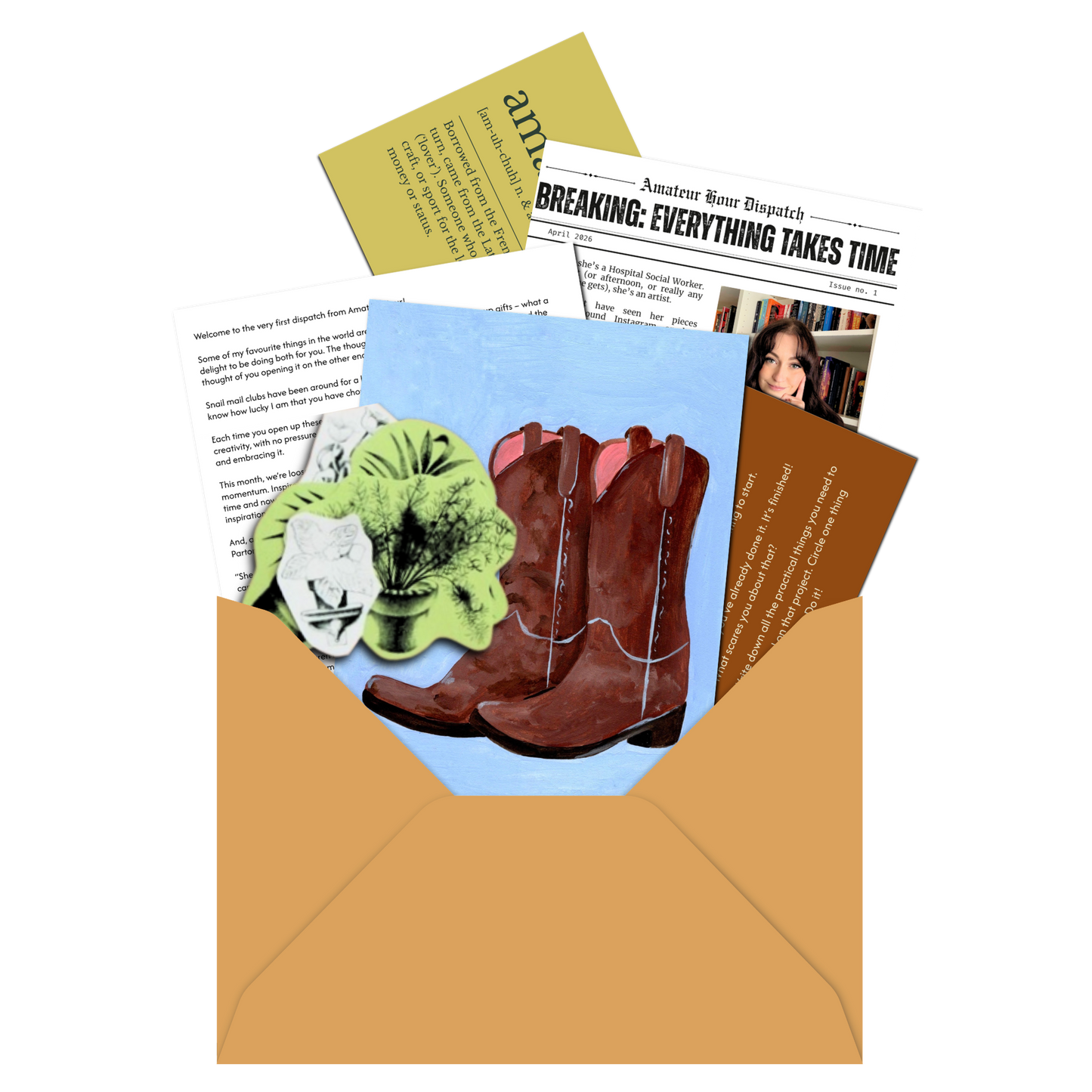 'Little Bits' Snail Mail Club | Inspiration for your inner creative.